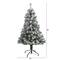 4ft. Unlit Flocked West Virginia Fir Artificial Christmas Tree